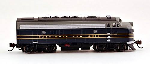 Bachmann Industries N F7A w/DCC, Bu0026O/Blue/Gray/Black