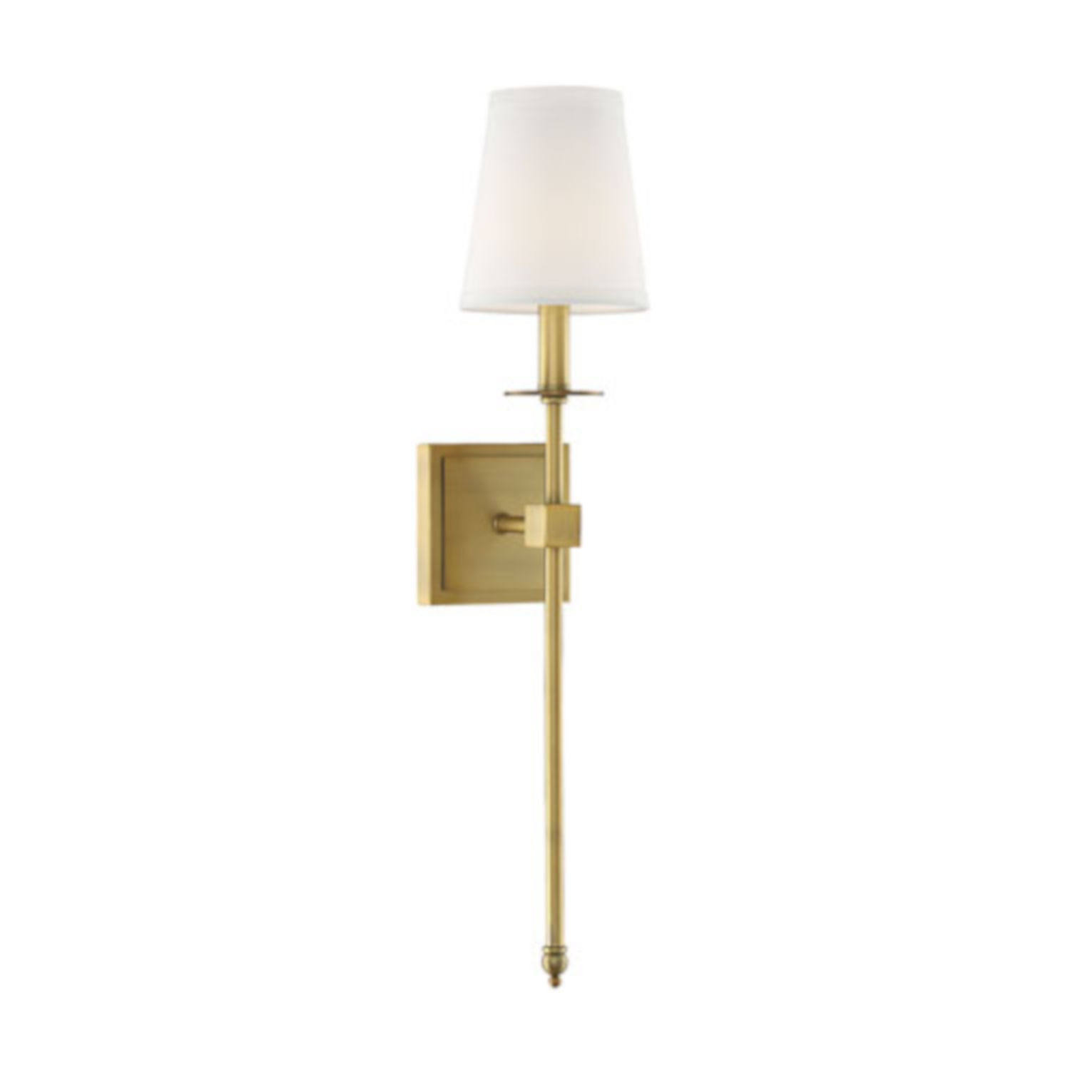 251 First Linden Five in. One-Light Wall Sconce in Polished Brass, Transitional | Bellacor 2224008