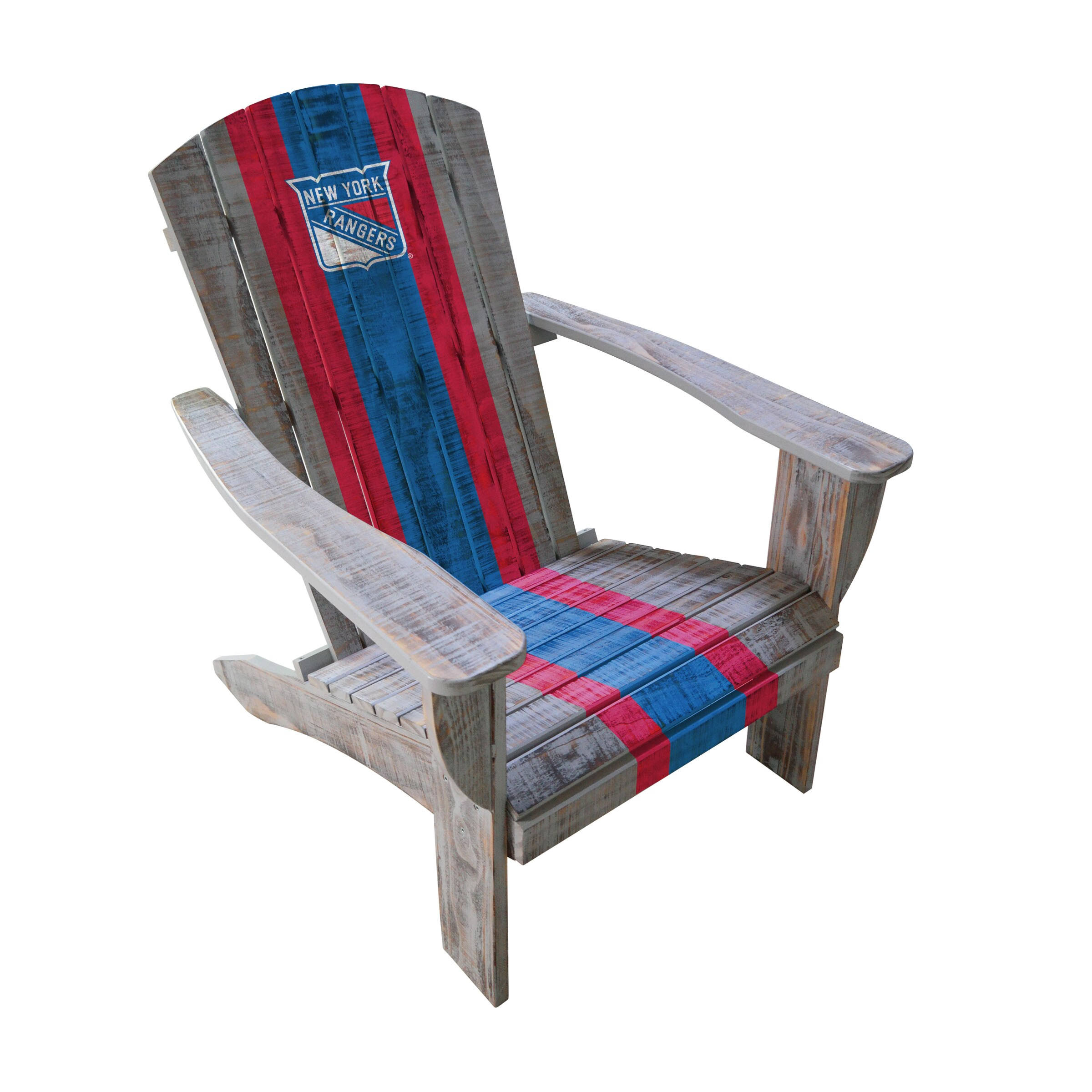 NHL New York Rangers Wooden Adirondack Chair