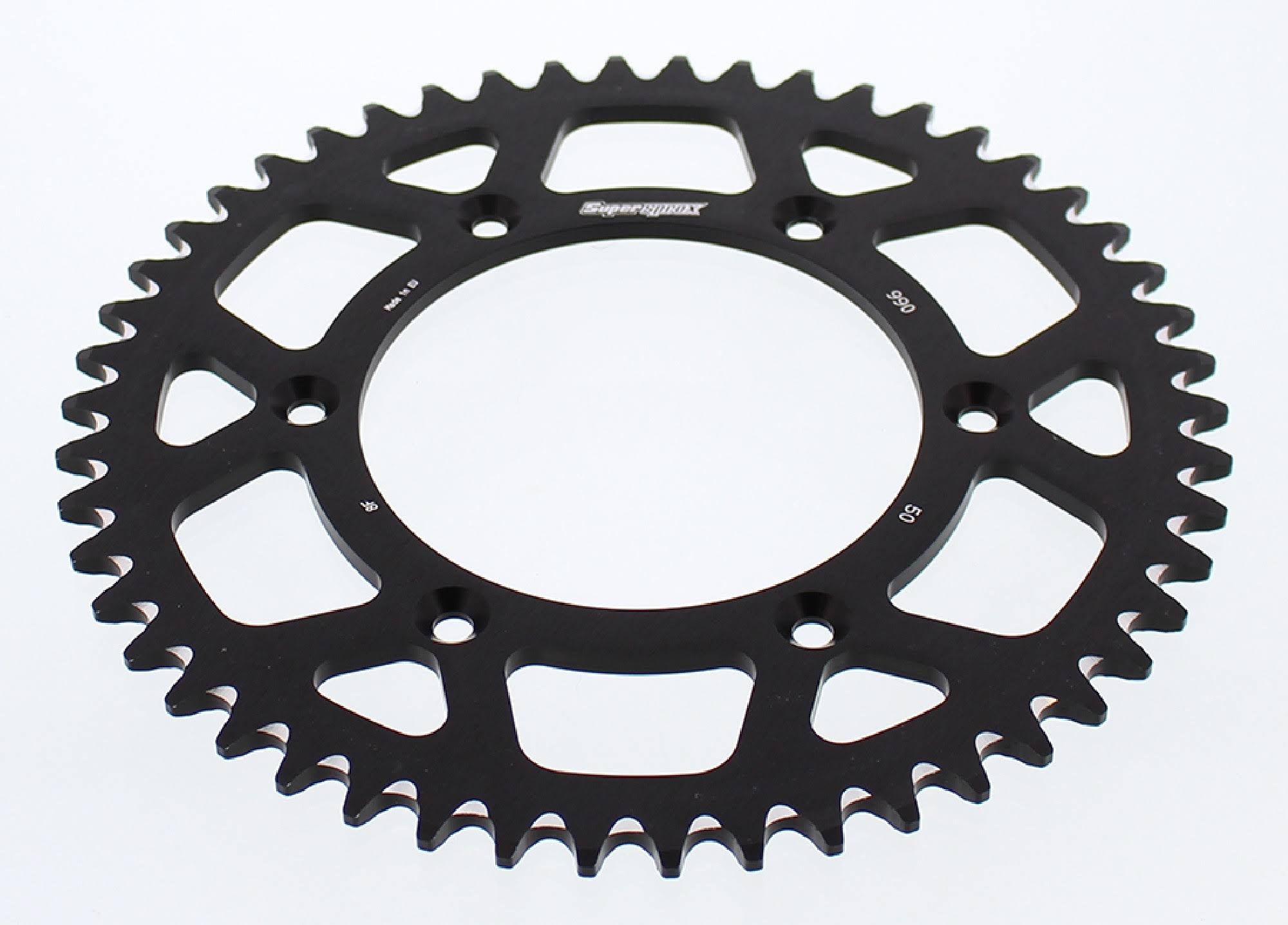 Supersprox Black Rear 50 Sprocket - RAL-990-50-BLK