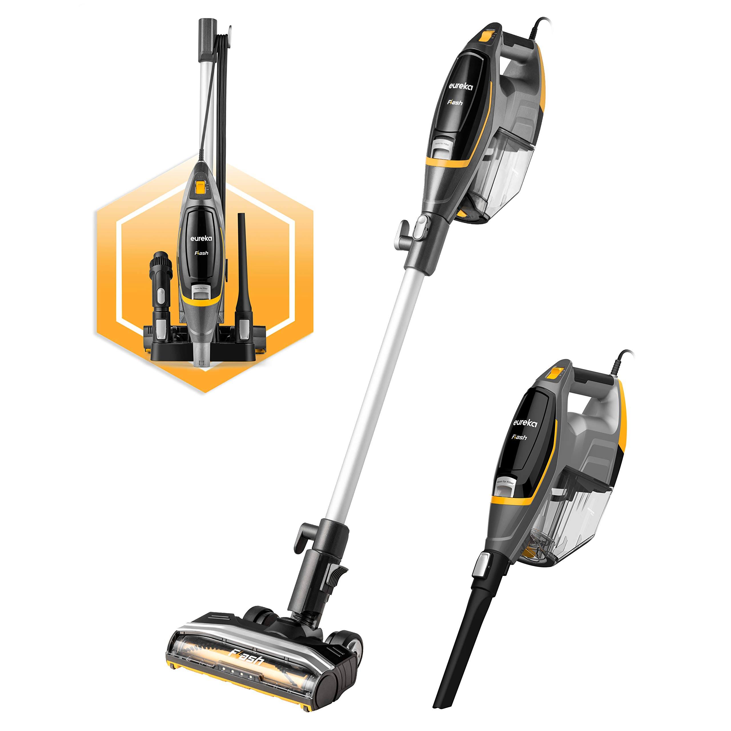 Eureka Flash Lightweight Stick Vacuum Cleaner, 15kPa Powerful Suction