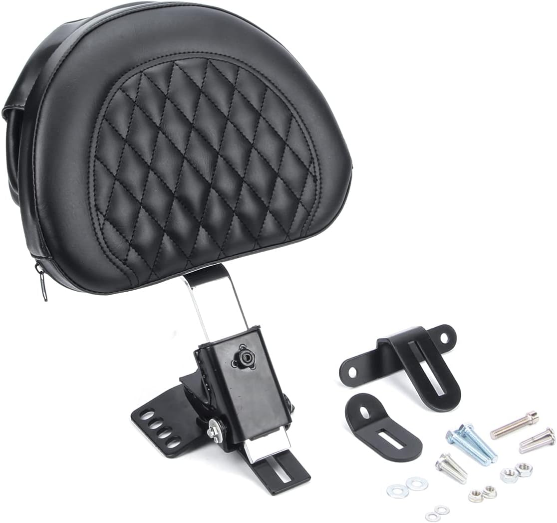Adjustable Plug-in Driver Rider Backrest Kit,Front Driver Backrest Back Rest Sissy Bars For Harley Davidson Touring 97-2021