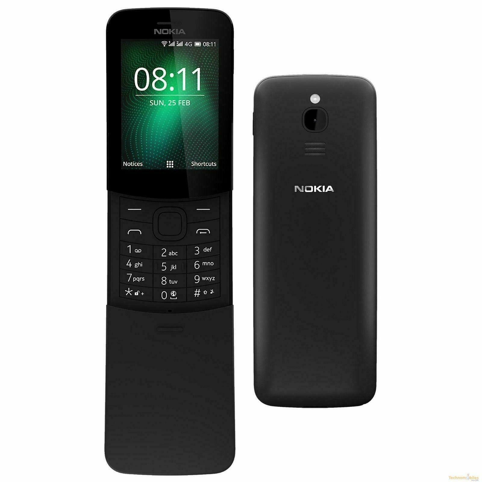 Nokia 8110 4G 2.45x22 Dual Sim 4G 0.5GB 4GB 1500mAh Black