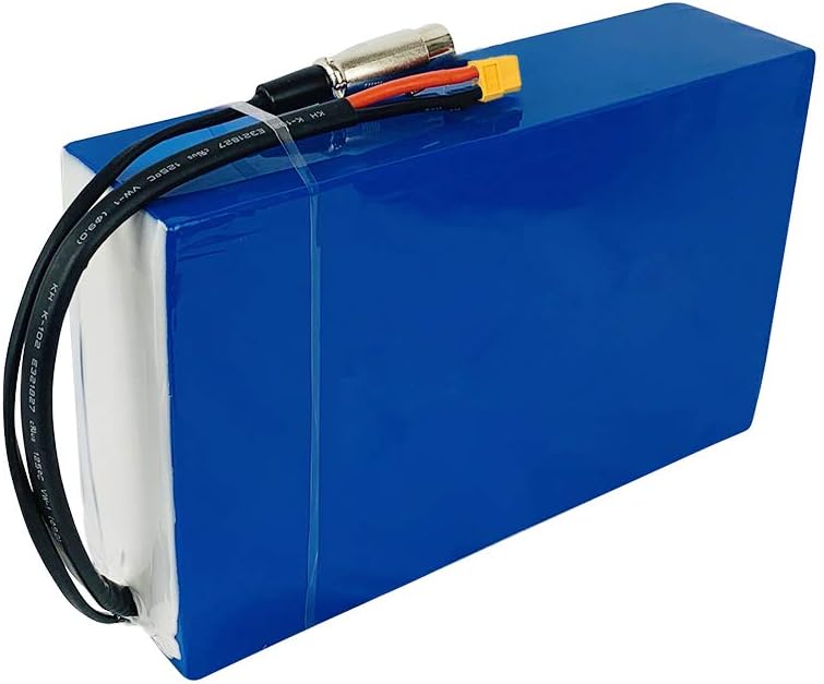 Co-well【CA Warehouse】 Electric Bicycle Battery 24V 36V 48V 52V 60V 72V, 10AH 15AH 20AH 25AH Waterproof PVC Lithium Battery, Ebike Battery Pack for 2800W 2200W 1800W 1500W 1200W 1000W 750W Bike Motor