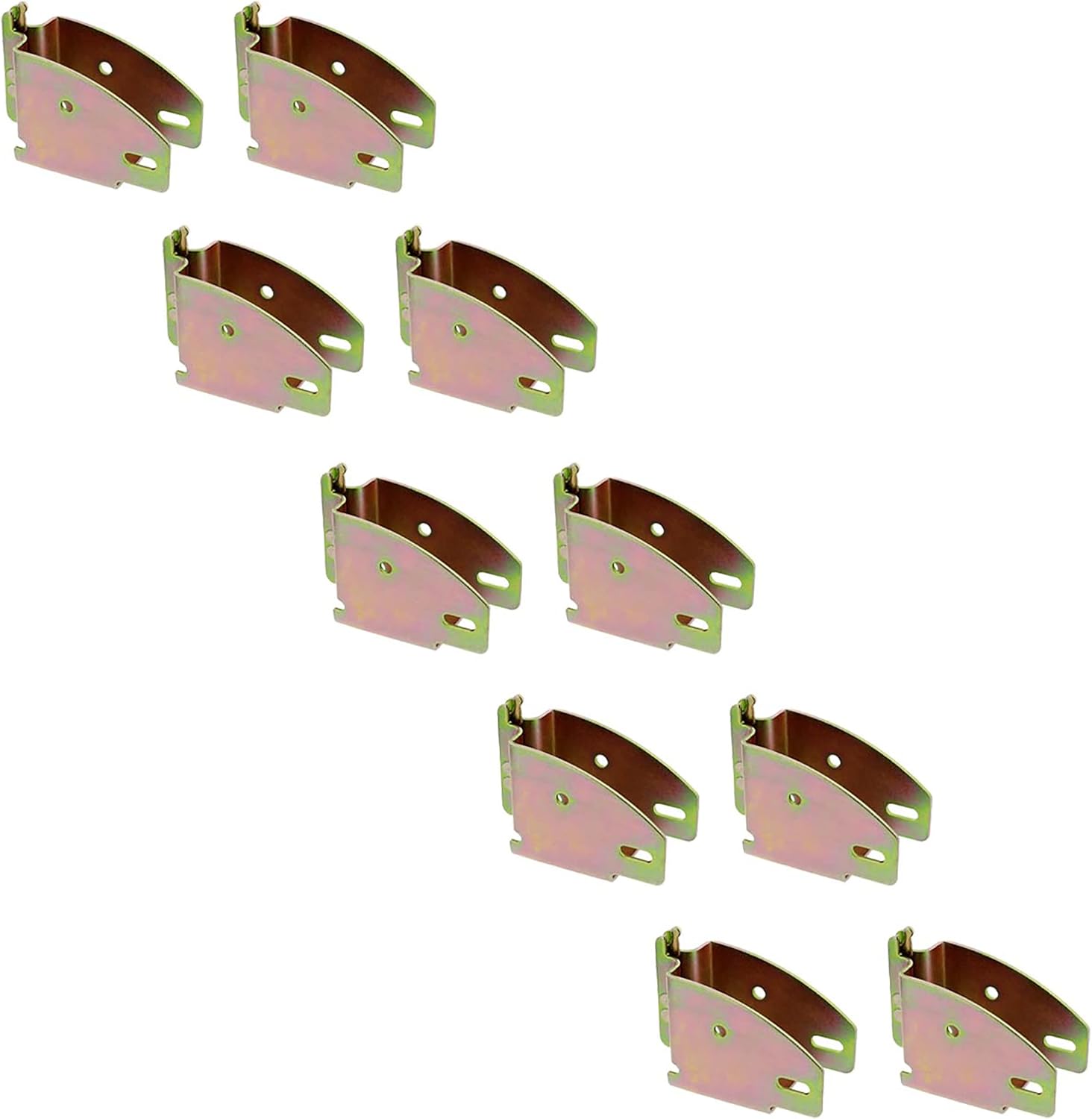 ABN E Track Wood Beam Socket Fittings - 10 Pack Wood Beam Brackets E Track Accessories Cargo Storage Lumber Bracket