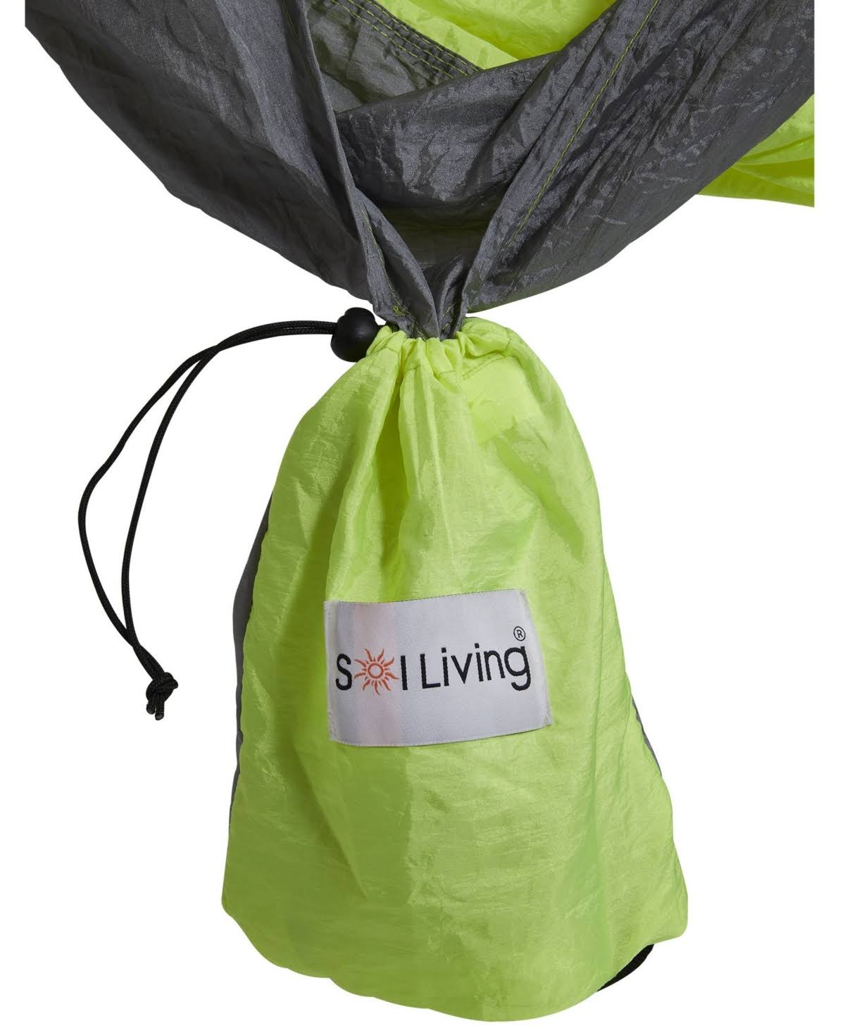 Sol Living Compact Lightweight Portable Camping Hammock - Lime