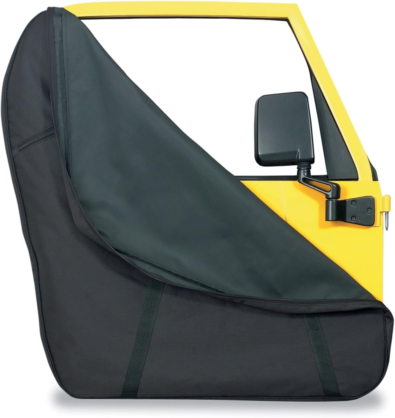 Bestop 5166601 Black Full Steel Door Storage Jackets for 1976-2018 CJ7 & Wrangler JK 2DR & 4DR