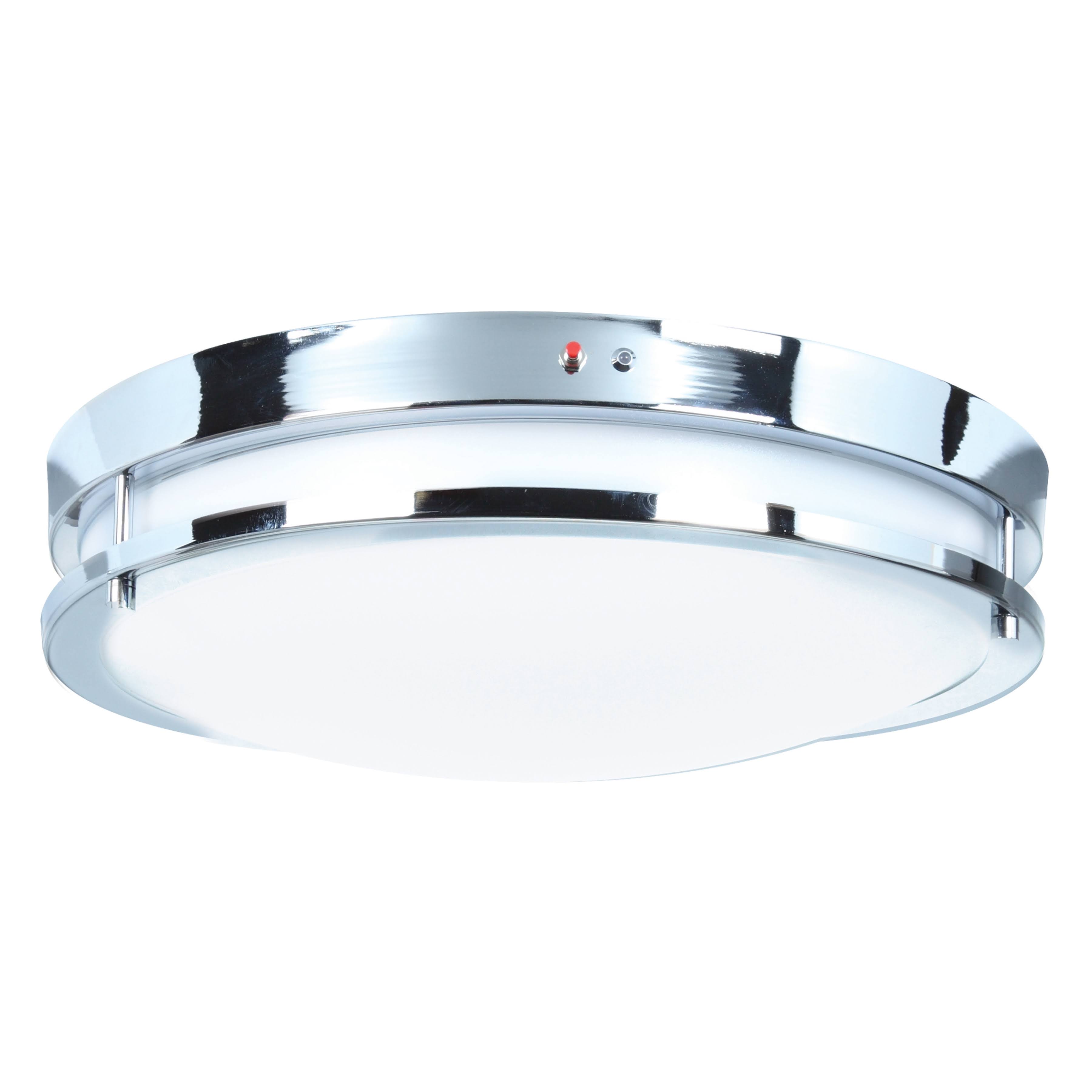 Access Lighting Solero Emergency Backup LED Flush Mount - Chrome - 20464LEDEM-CH/ACR