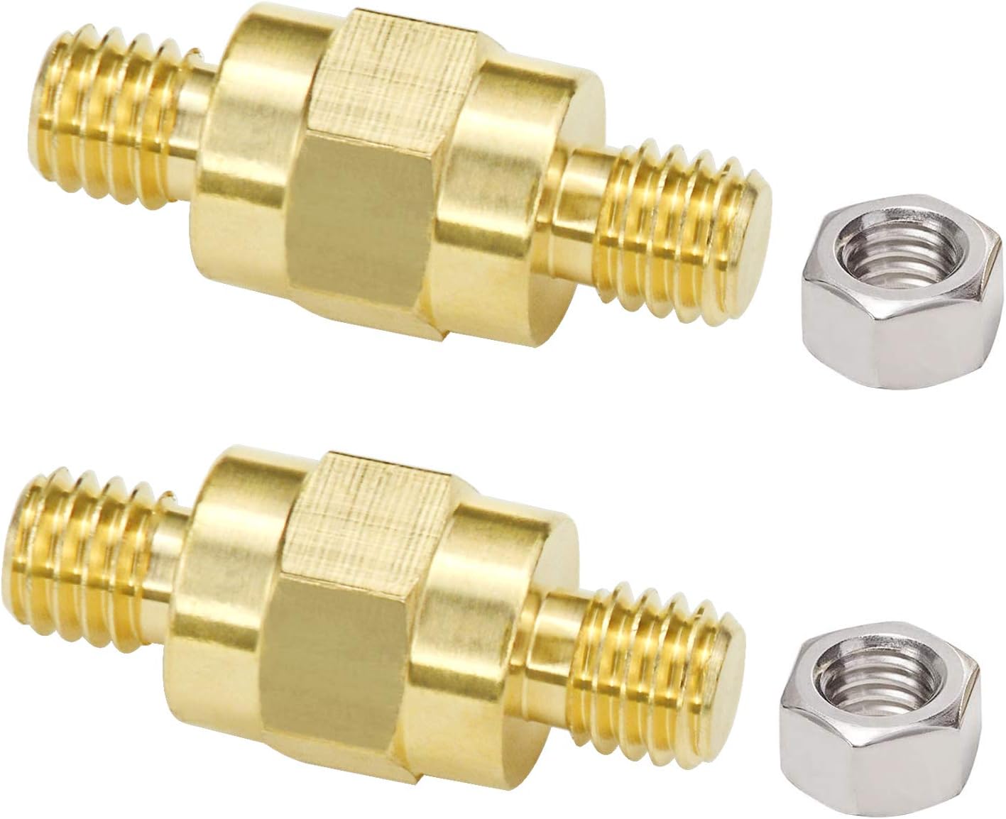 Side Post Battery Terminal Bolt Compatible with GM and Other Accessories to Battery, Standard Battery Post Extender Extension Screws 3/8