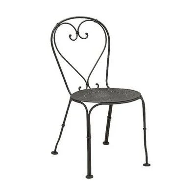 Parisienne Stacking Patio Dining Chair Woodard Frame Color: Roasted Pecan