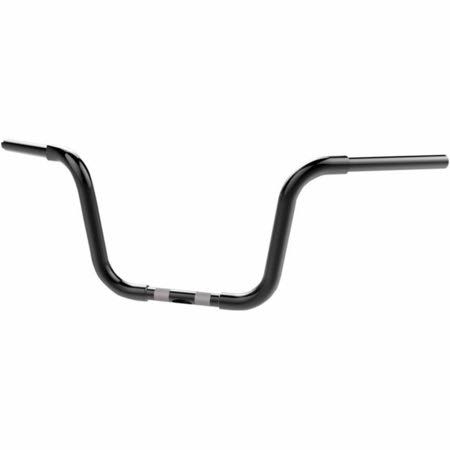 Khrome Werks 300875 1-1/4in. Fat Bobber-Style Ape Hanger Handlebar - 10in. - Black