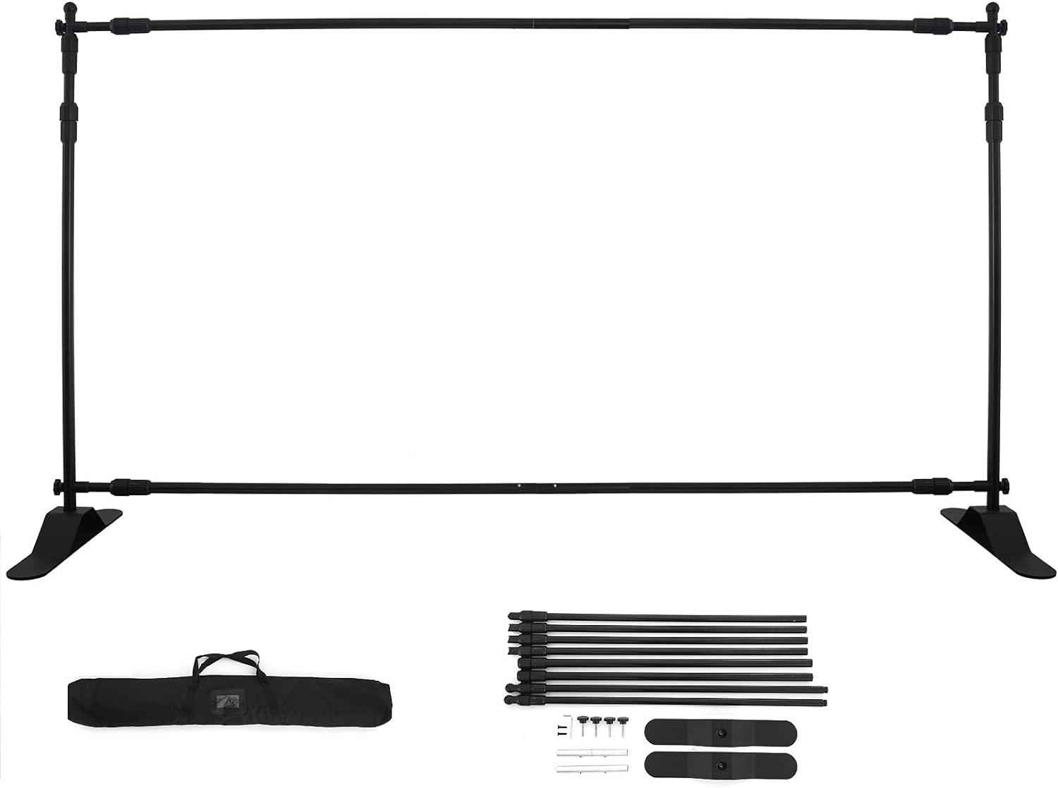 Smarketbuy Backdrop Banner Stand Step and Repeat Stand Adjustable Banner Stand (10 Ft) Pack of 2