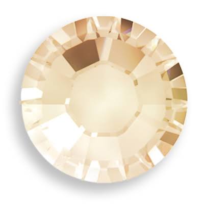 Swarovski 2.1mm Crystal Golden Shadow Crystal Flat Back Rhinestone - 2058 - SS7 - Final Sale 30% Off!