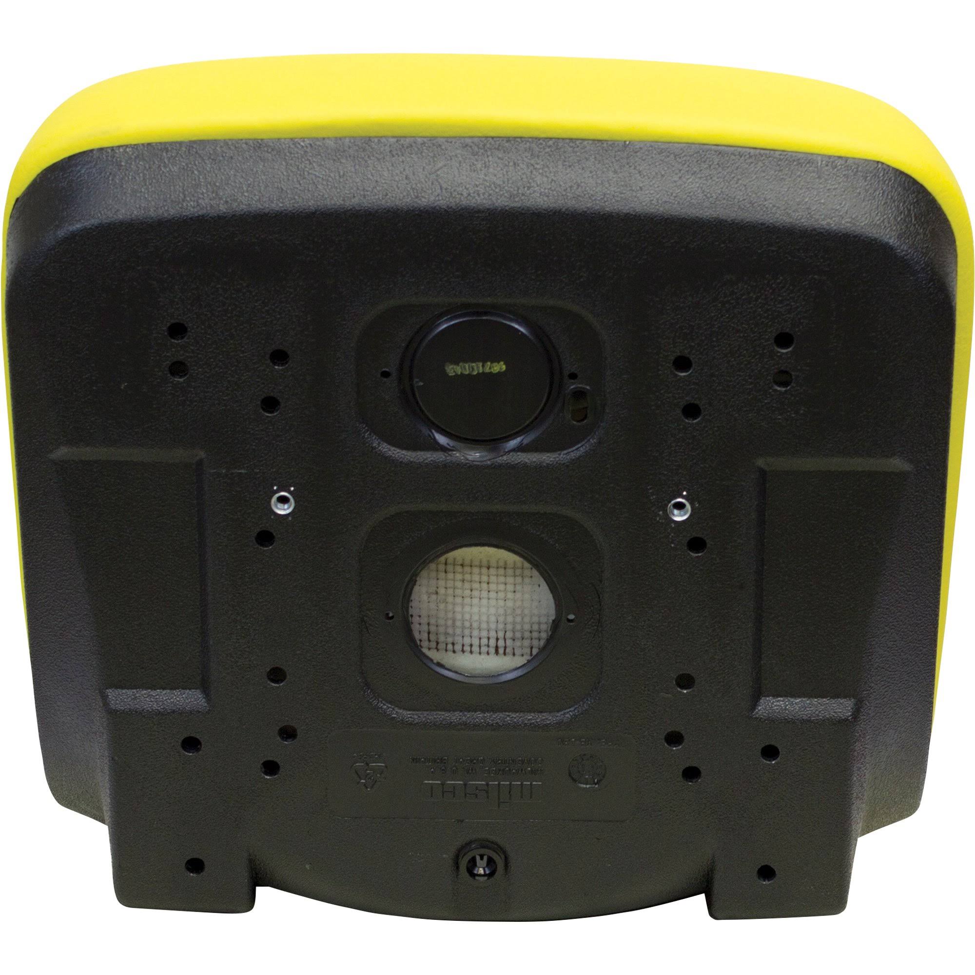K u0026 M Tractor Seat for John Deere Tractors - Yellow, for John Deere Tractors, Model 8019