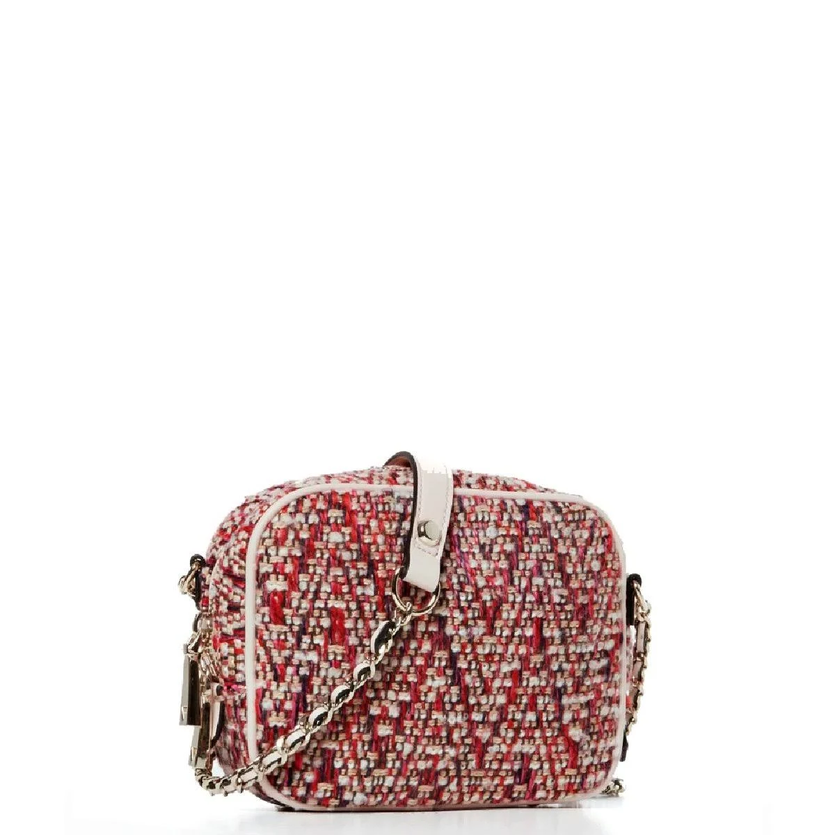 Guess - Mini Borsa A Tracolla Cessily Tweed - HWFP7679690 - Pink/Multi