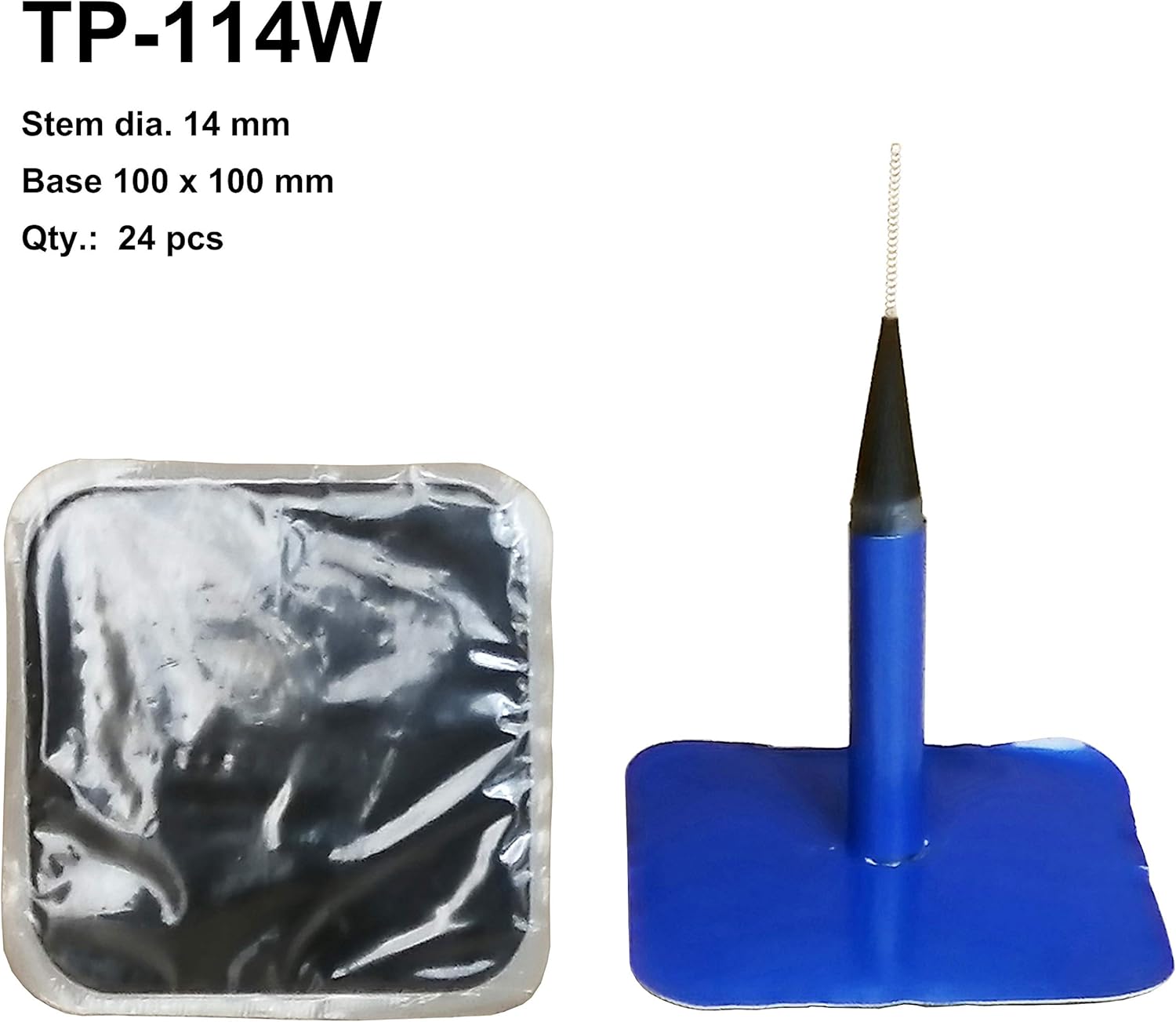 Zerint TP-114W Combination Repair Unit, Tire Repair Patch Plug 9/16