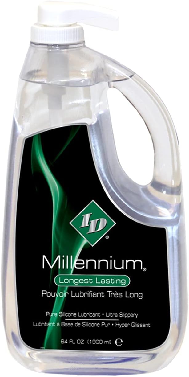 ID Lubricants Millennium Silicone, 3/Black, 64 Fl Oz (Pack of 1)