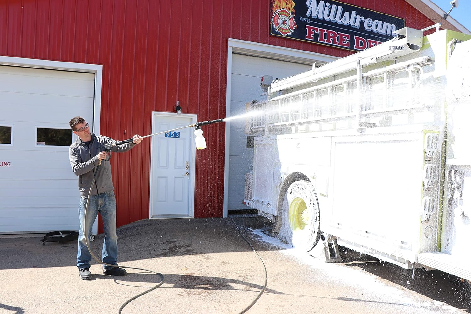 Easy-Kleen Firehouse Professional 2400 PSI (Electric - Cold Water) Rack Mounted Pressure Washer (220V 1-Phase)