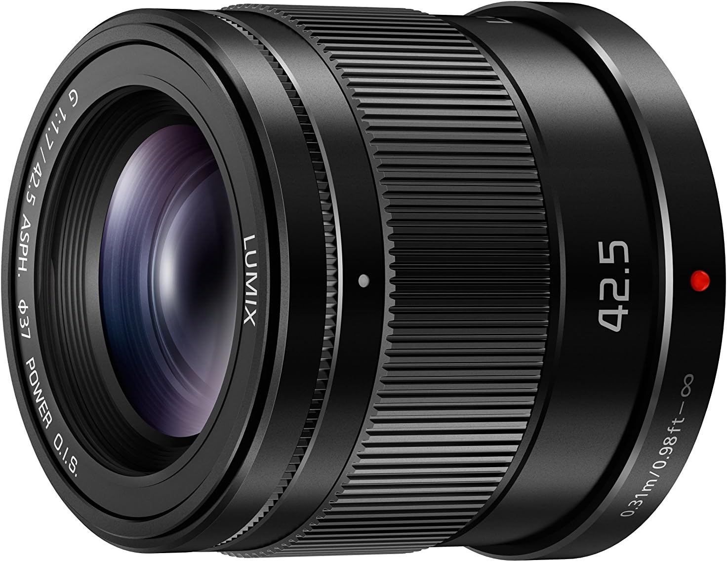 Panasonic LUMIX G LENS, 42.5MM, F1.7 ASPH., MIRRORLESS MICRO FOUR THIRDS, POWER OPTICAL I.S., H-HS043K (USA BLACK)