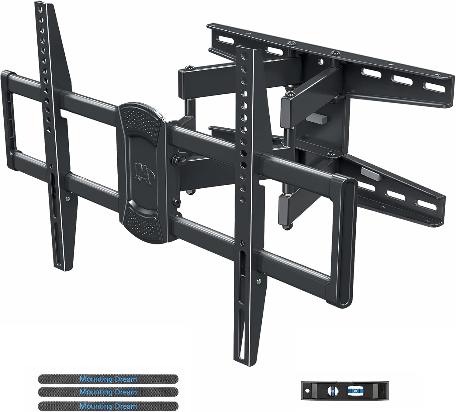 Mounting Dream TV Wall Mount Swivel and Tilt for Most 42-75 Inch TVs, Full Motion TV Mount TV Bracket with Articulating Arms, Max VESA 600x400mm and 100 LBS Loading, Fits 16
