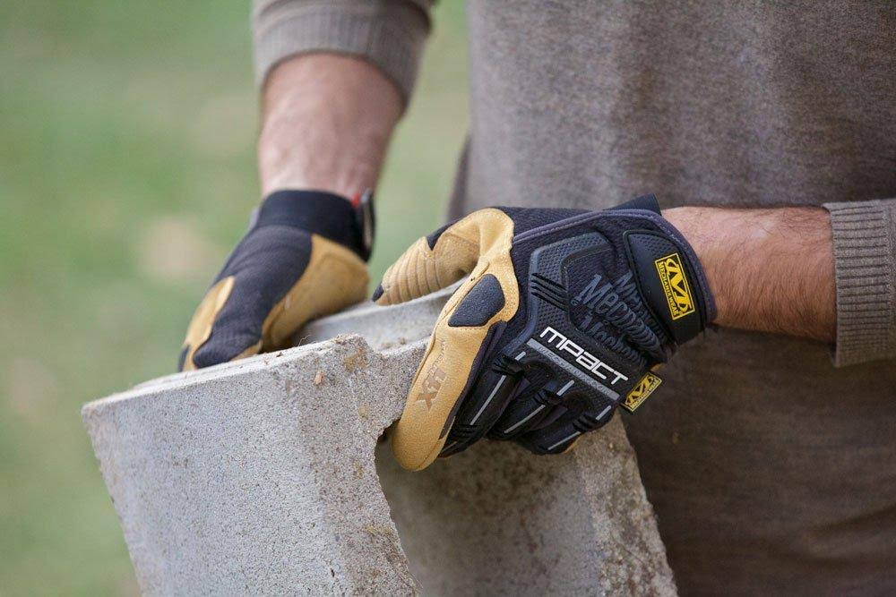 Mechanix Wear - Material4X M-Pact Gloves (Large Brown/Black) Large