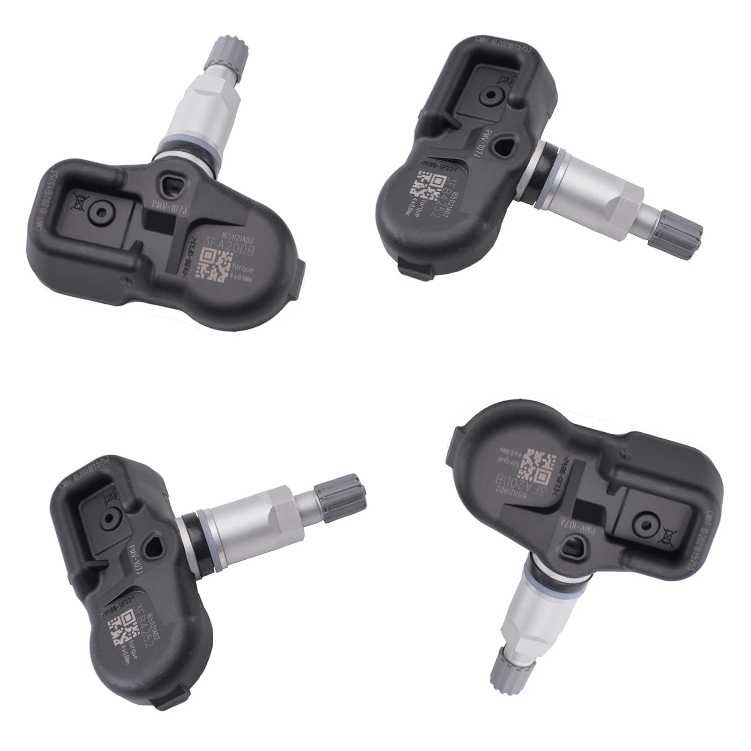 AOLIHAN Tire Pressure Sensor 315MHz Pre-Programmed TPMS Snap-in 4Pcs for Toyota Scion Pontiac 4pcs 42607-33021 42607-06011 42607-33011