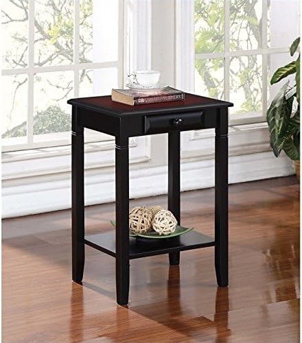 Riverbay Furniture End Table in Black Cherry