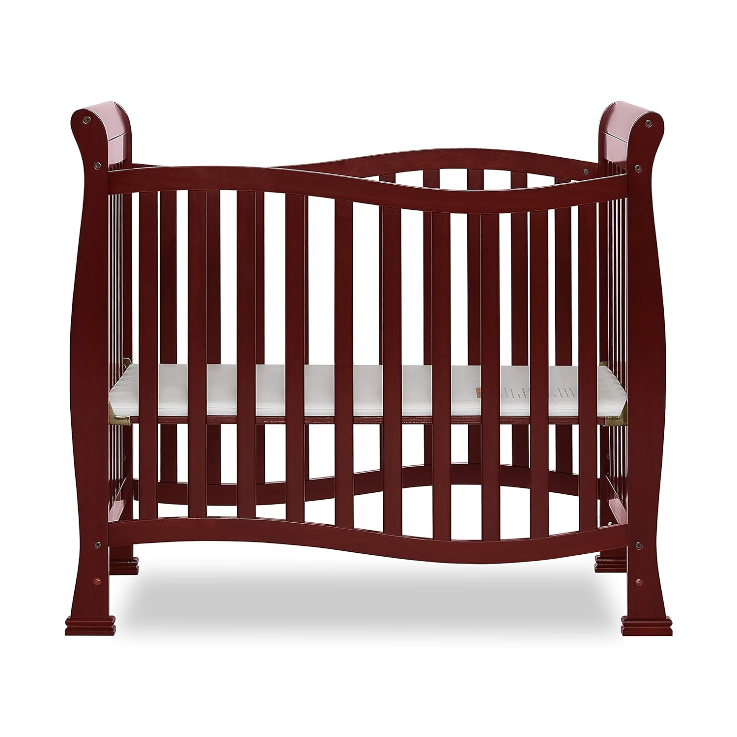 Dream On Me Violet Mini Crib in Black, Greenguard Gold Certified 42x25x36 Inch (Pack of 1)
