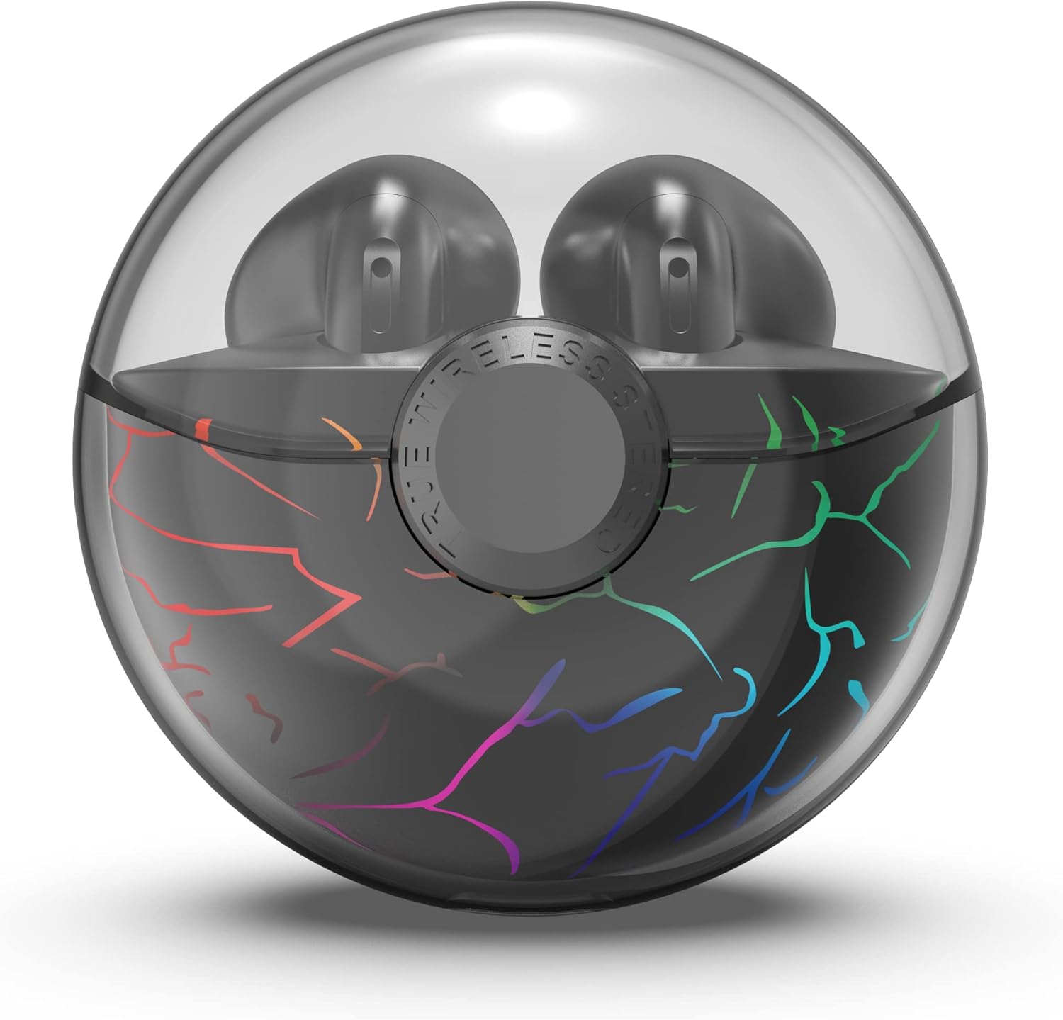 Wireless Earbuds, Bluetooth 5.0 Built-in Mic Noise Cancelling Gaming Sport Earbuds, Color Light Effects with Music & Game Modes, 48ms Ultra Low-Latency Gaming Earphones Pack of 2