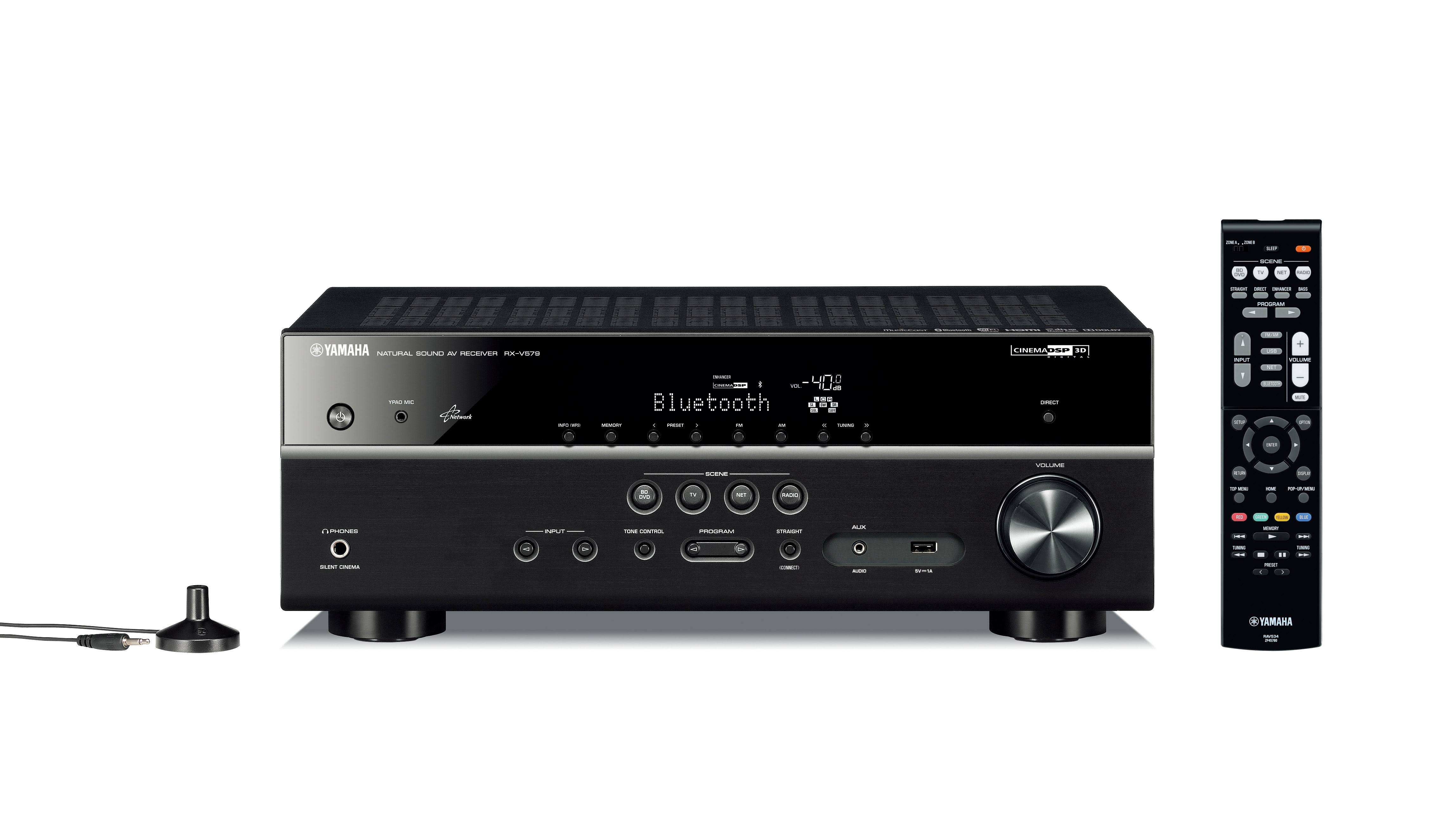 Yamaha RX-V579 7.2 Channel AV Network Receiver - Black
