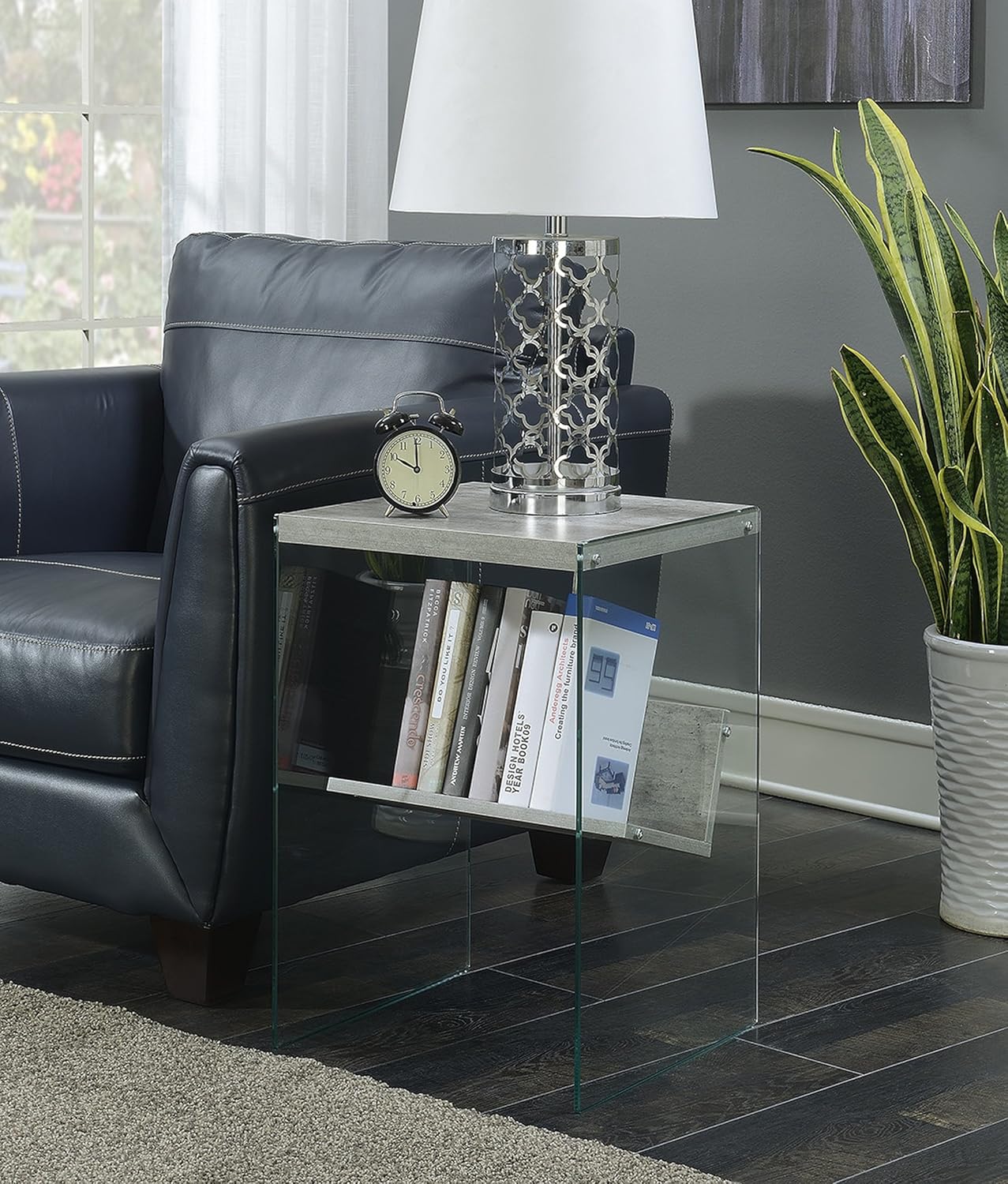 Convenience Concepts SoHo End Table, White Pack of 2