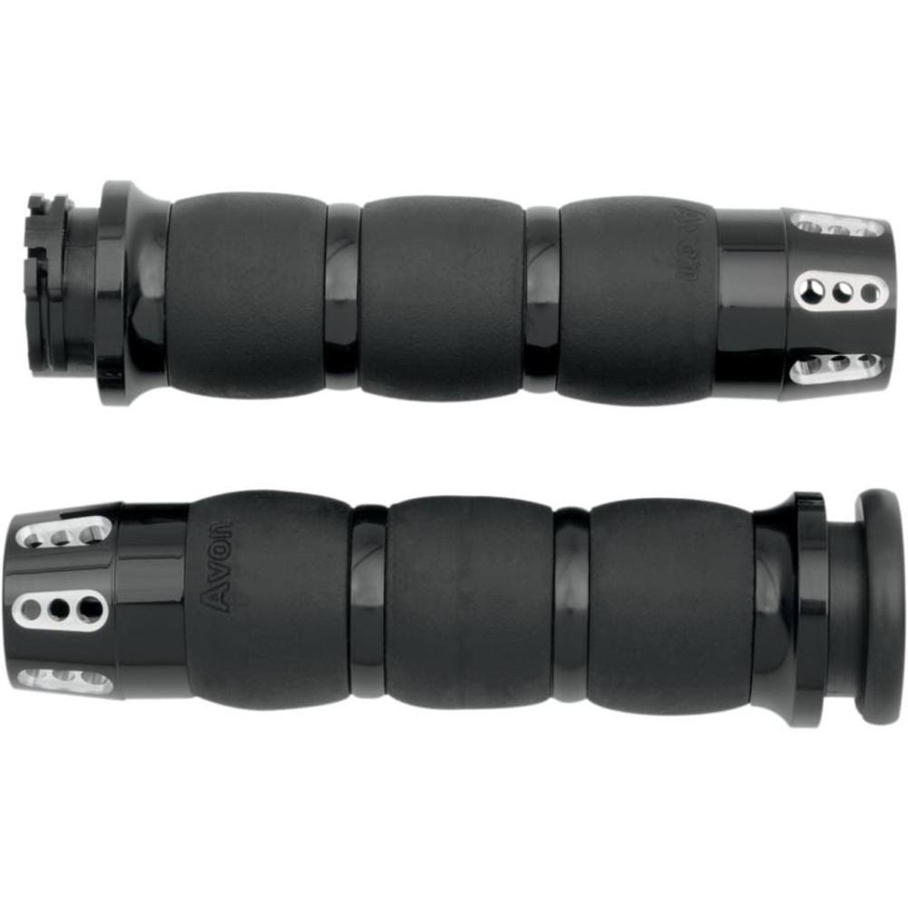 Avon Grips AIR-96-AN-FL-GA Gatlin Velvet Air Grips - Black