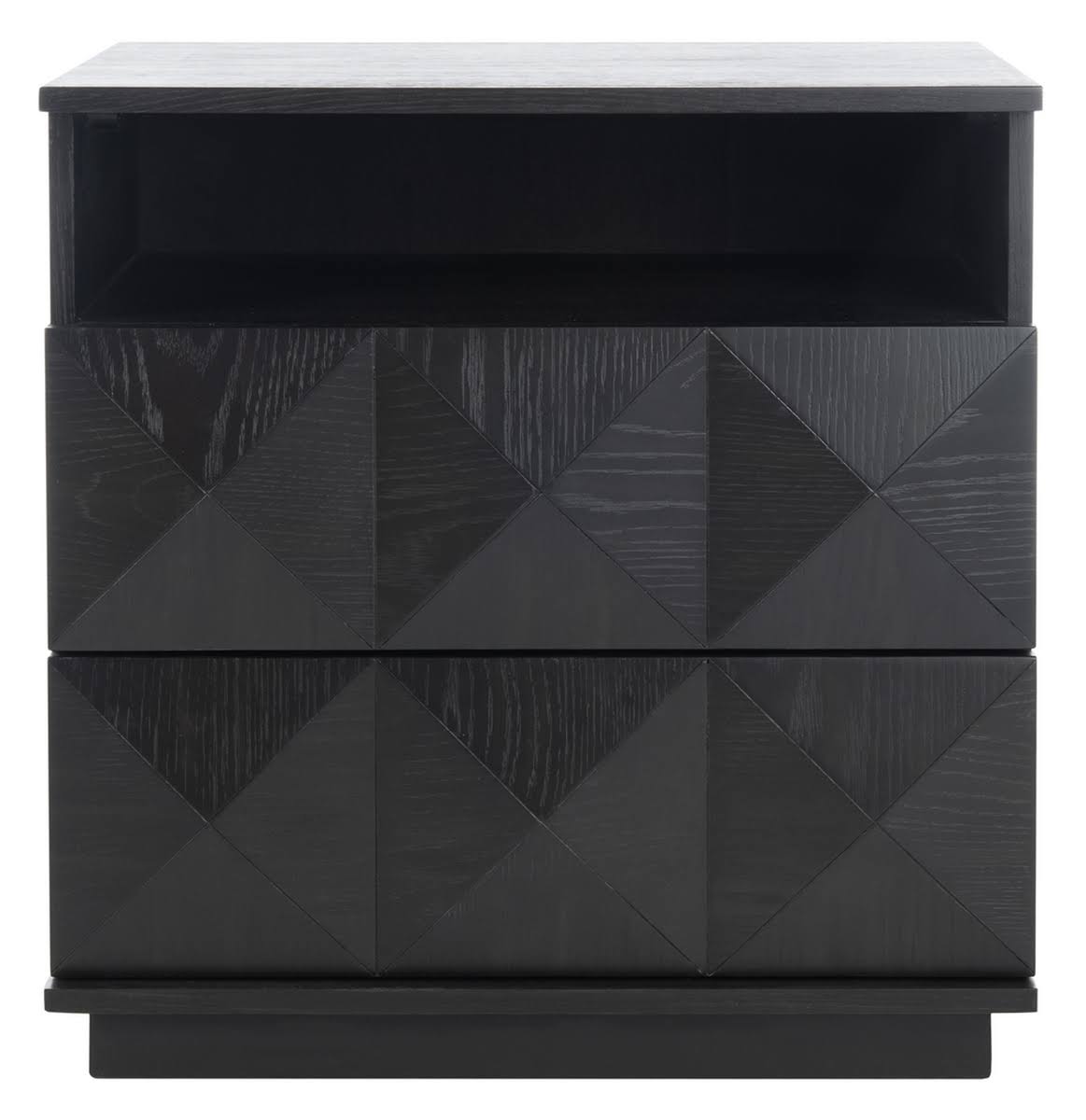 Safavieh Patty 2 Drawer Nightstand - Black