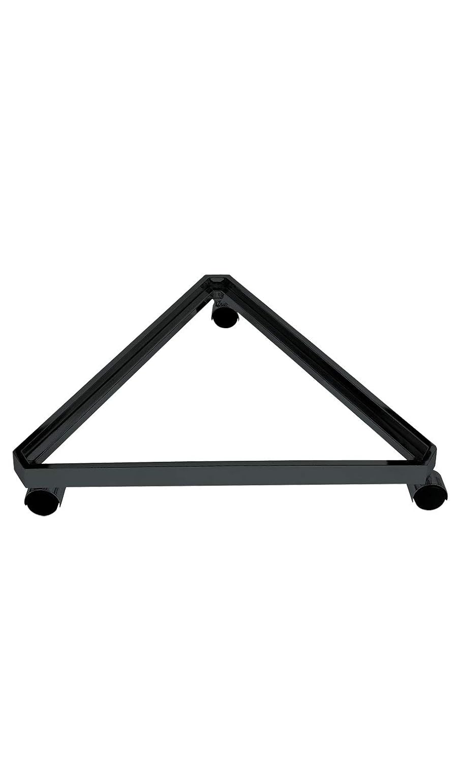 Black Triangle Grid Base with Casters (Use with existing 3” on Center Wire Grid Panels) Pack of 2