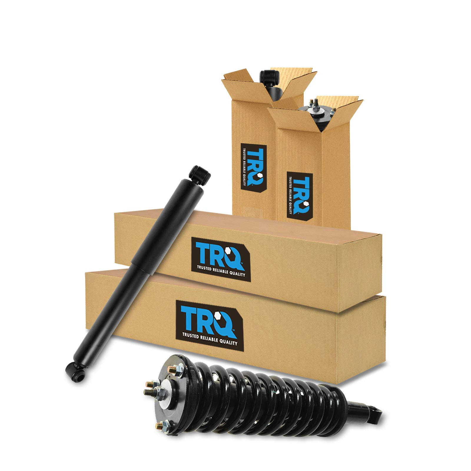TRQ SKA60957 Shocks Struts Front Rear LH RH Kit Set of 4 for Toyota Tacoma Prerunner