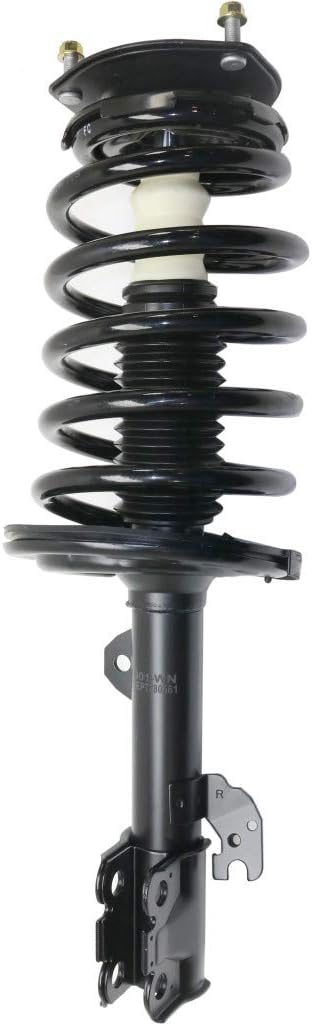 For Toyota Sienna Strut Assembly 2007 08 09 2010 Passenger Side | Front | Black | Twin-Tube | Loaded Strut