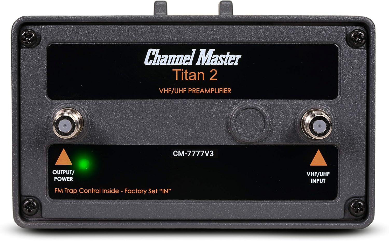 Channel Master CM-7777V3 Titan 2 High Gain TV Antenna Preamplifier [Version 3] Pack of 2