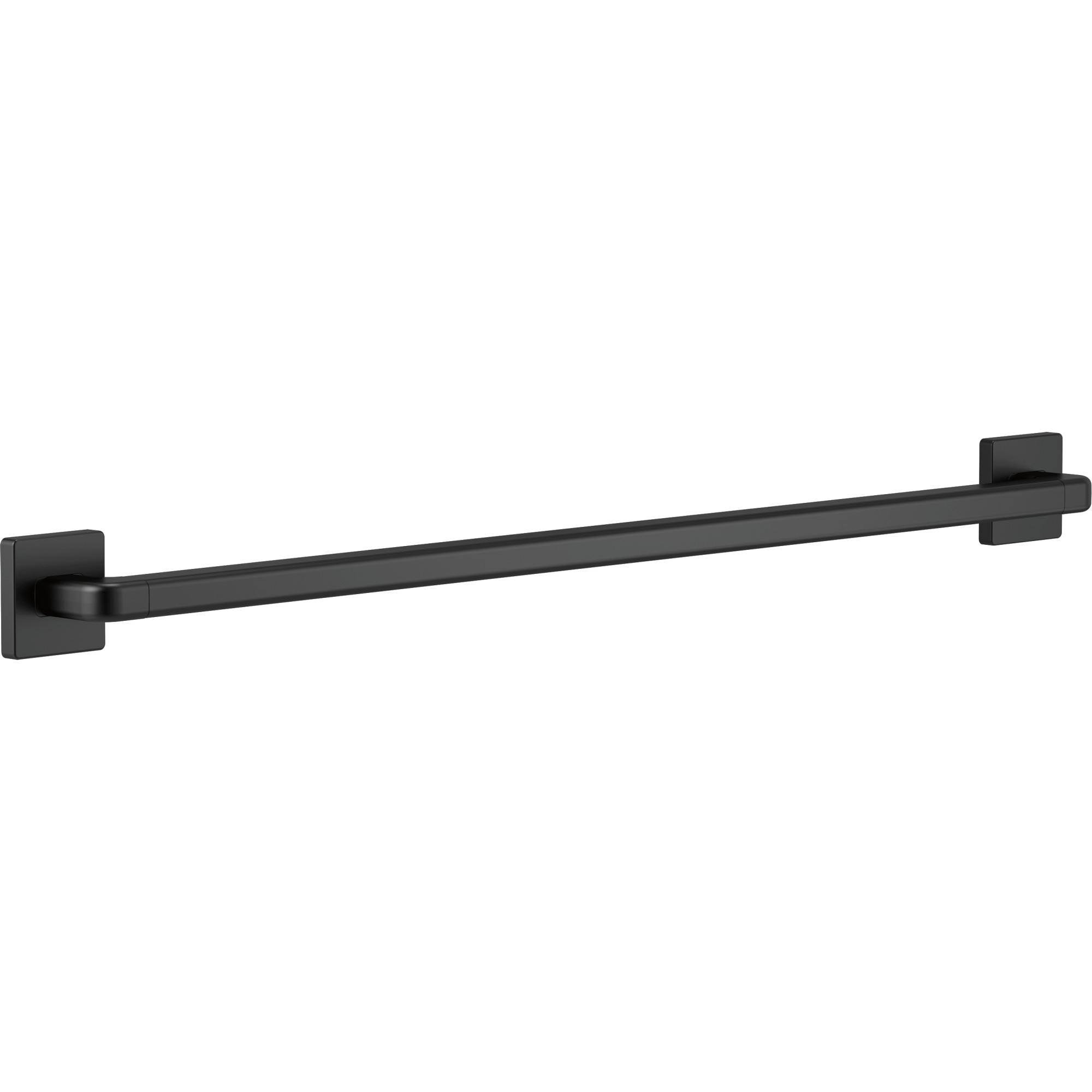 Delta BathSafety 41936-BL Angular Modern Decorative ADA Grab Bar - 36 inch Matte Black