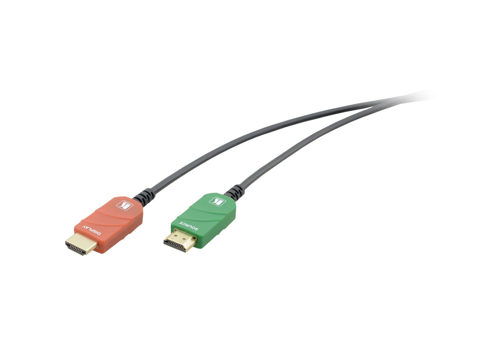 Kramer CRS-AOCH/CLR/60 - HDMI cable 4K support, active - 66 ft - M 19 pin HDMI Type A to M 19 pin HDMI Type A
