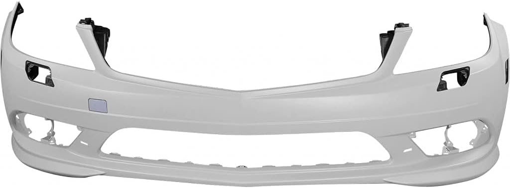 For Mercedes-Benz Bumper Cover C230/C250 2008-2011 Front | Primed | w/AMG Package | w/Headlight Washer Holes | MB1000295 | 2048857625