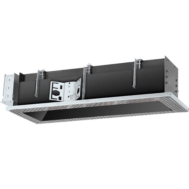 RAB Multi Rough-In New Construction 4X Trimless Black MDLED (MD4NTLB)