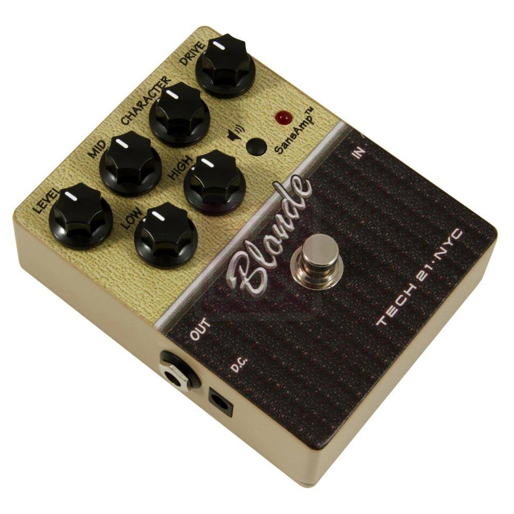 Tech 21 Character Series Blonde V2 Overdrive Guitar Effects Pedal