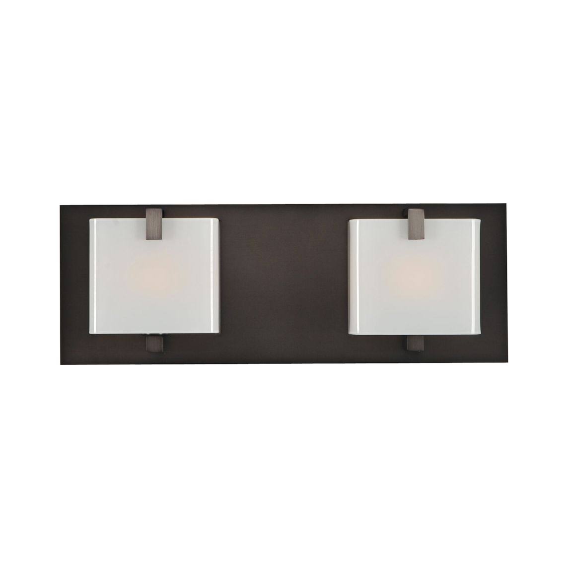 Kalco Lighting-313232BBN-Meridian - 14 inch 6W 2 LED Bath Vanity Brushed Black Nickel Finish