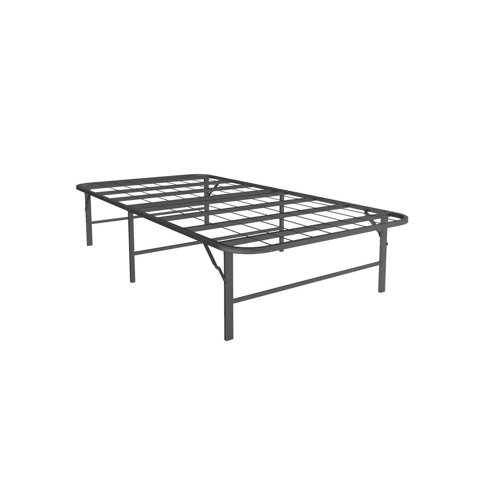 Mainstays Metal Twin Platform Bed Frame and Mattress Foundation, Black