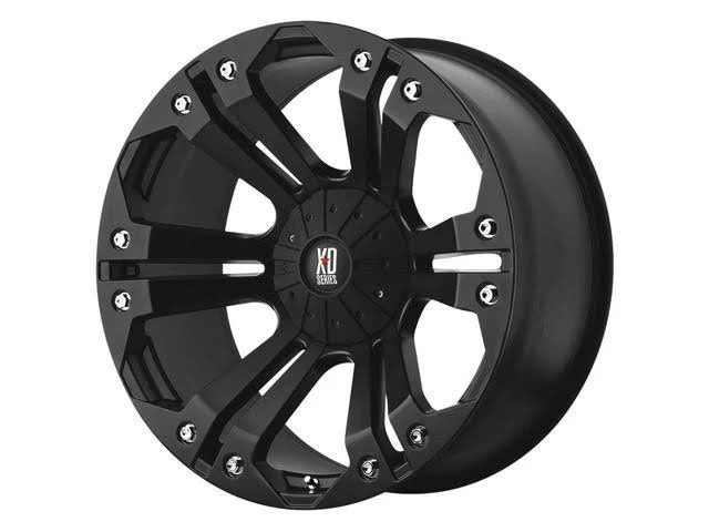 KMC XD Series XD778 Monster Black 18x9 5x127/5x135 -12et 87.1, Matte Black