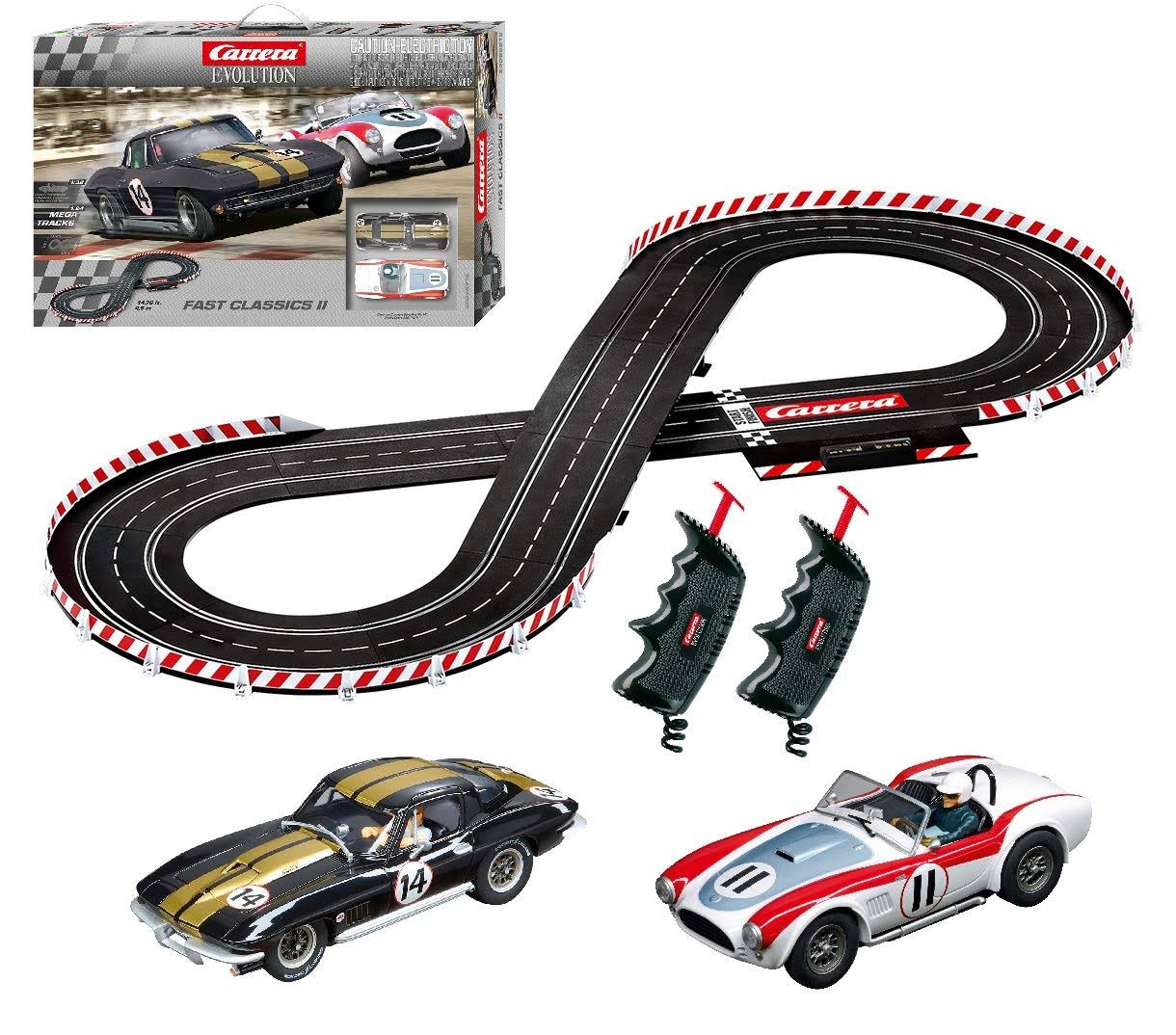 Carrera Evolution 25215 Fast Classics II Slot Car Race Set