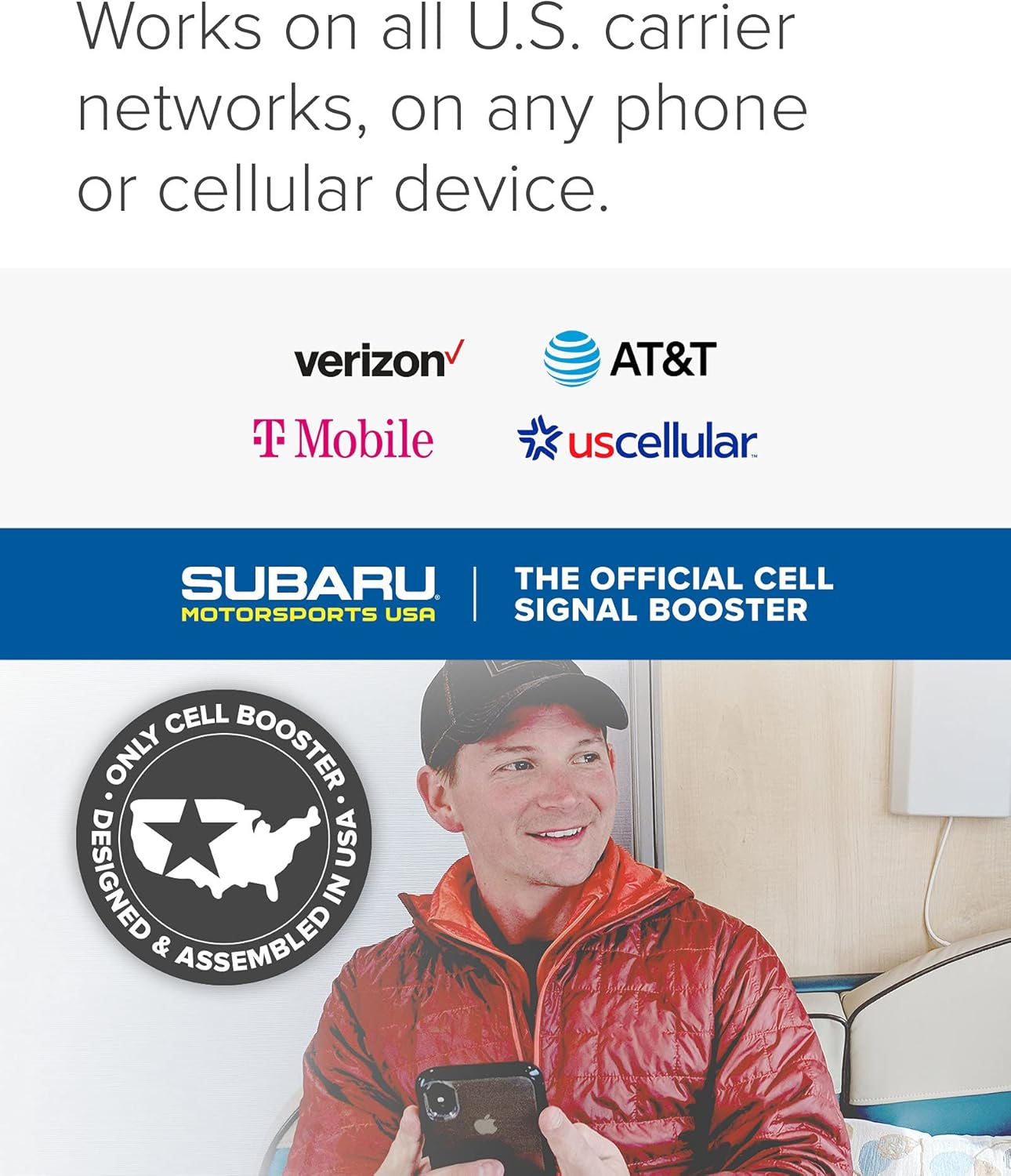 weBoost Drive Reach RV - Cell Phone Signal Booster kit | Boosts 4G LTE & 5G for All U.S. Carriers - Verizon, AT&T, T-Mobile & more | Made in the U.S. | FCC Approved (model 470354)