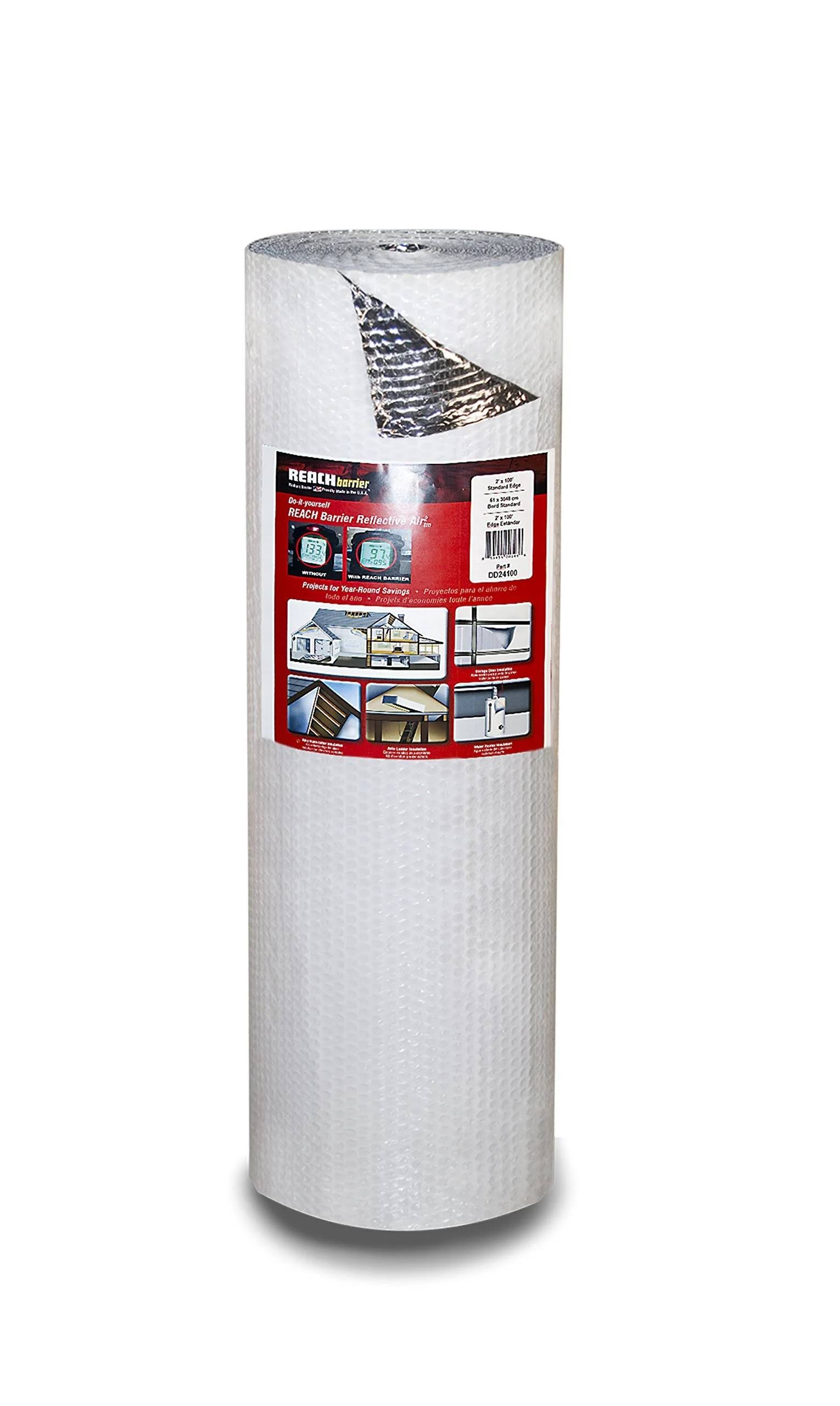 Reach Barrier 2 ft. x 100 ft. Single Reflective Insulation Air Roll SS24100