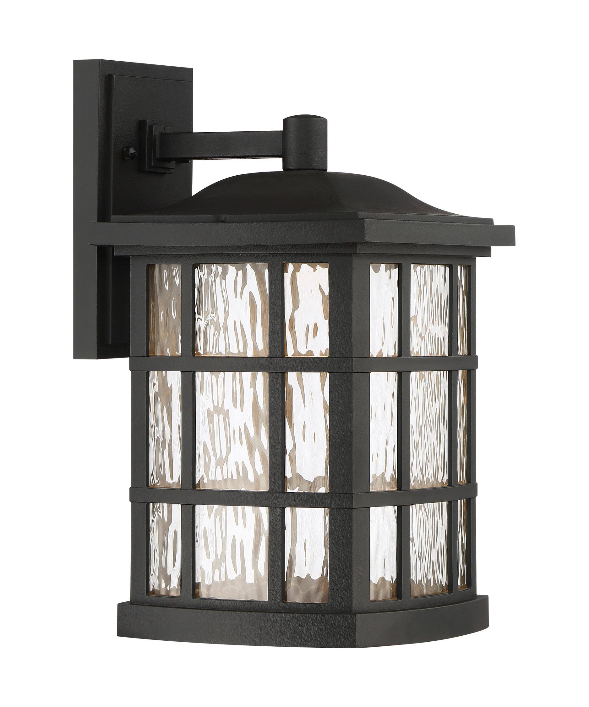 Quoizel SNNL8409K LED Outdoor Wall Lantern Stonington Mystic Black