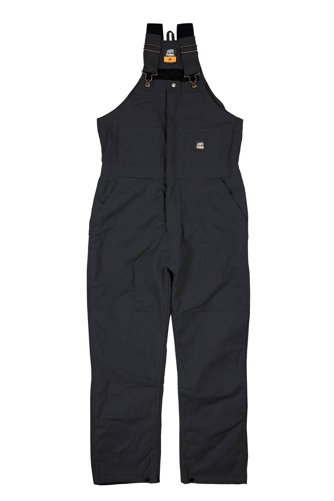 Berne Apparel Deluxe Insulated Overalls Black